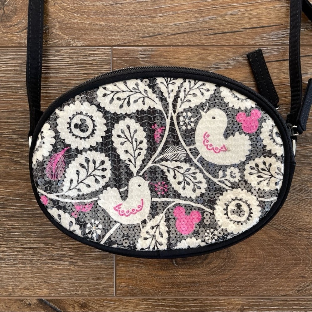 Vera Bradley Mickey Mouse Sequined Crossbody Bag